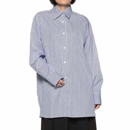 レギュラーカラー ロングシャツ