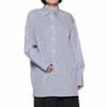 レギュラーカラー ロングシャツ