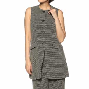 セットアップ ツイードロングジレ