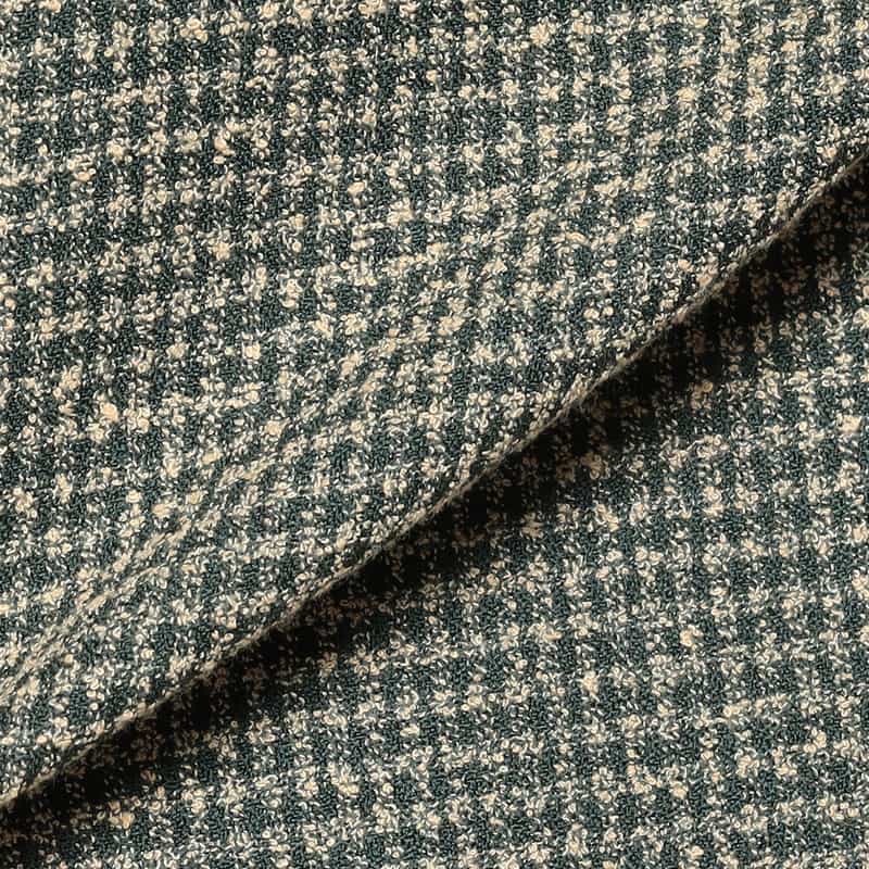 BARNEYS NEW YORK セットアップ ツイードロングジレ GREEN