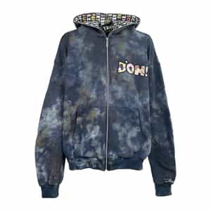 バーニーズ　ニューヨーク限定ブリーチ加工ジップパーカ