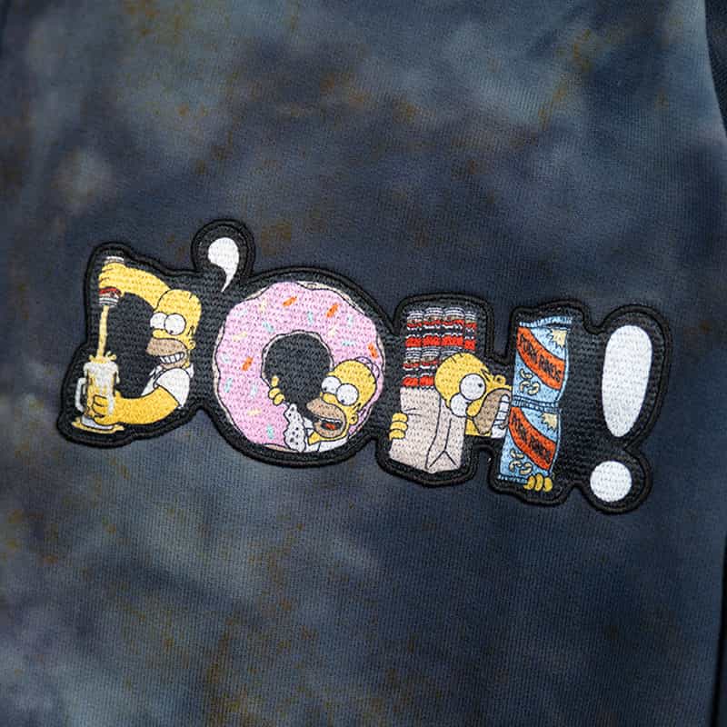 CVTVLIST バーニーズ ニューヨーク限定ブリーチ加工ジップパーカ BLACK