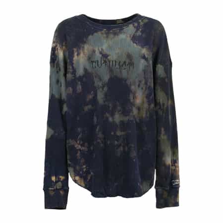 バーニーズ　ニューヨーク限定ブリーチ加工ワッフルTシャツ