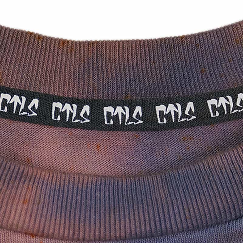 CVTVLIST バーニーズ　ニューヨーク限定ブリーチ加工Tシャツ BLACK