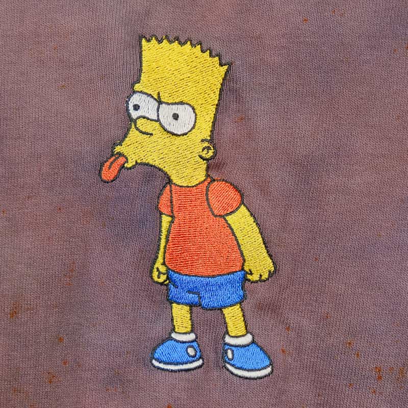 CVTVLIST バーニーズ　ニューヨーク限定ブリーチ加工Tシャツ BLACK