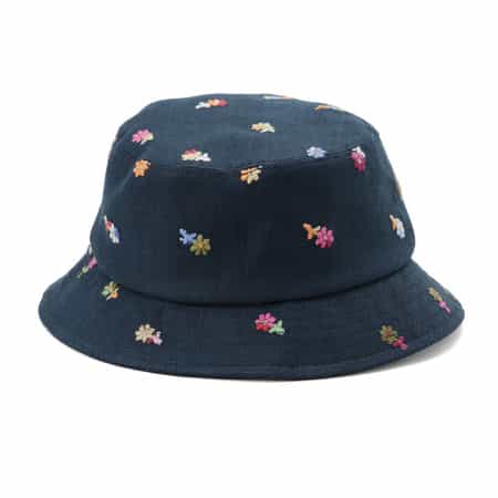 Musinsa バケハ　刺繍　花 moz バケットハット モズ バケハ レディース ハット 小花柄