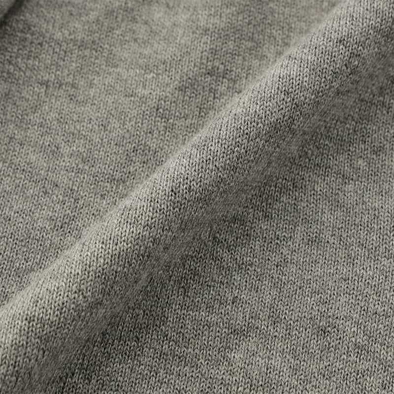 YOHJI YAMAMOTO コットンカシミヤ クルーネックニットプルオーバー GRAY