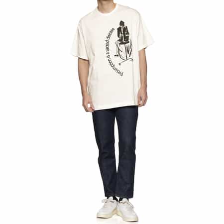 プリントTシャツ(2230228)|YOHJI YAMAMOTO(ヨウジヤマモト プリントTシャツ(2230228)|YOHJI YAMAMOTO(ヨウジヤマモト