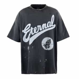 ＜SALE＞Saint Mxxxxxx ロゴプリントダメージ加工Tシャツ SAINT MXXXXXX＜セント マイケル＞ ヴィンテージ加工プリントT