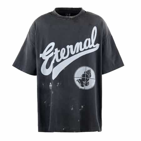 ヴィンテージ加工プリントTシャツ(2222333)|SAINT MXXXXXX ヴィンテージ加工プリントTシャツ(2222333)|SAINT MXXXXXX