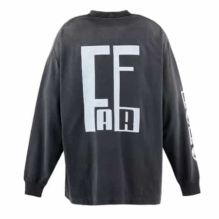 ヴィンテージ加工プリントロングスリーブTシャツ（2230282
