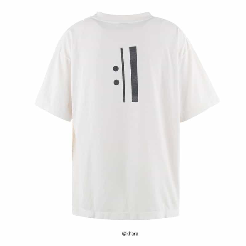SAINT MXXXXXX SAINT MXXXXXX＜セント マイケル＞ヴィンテージ加工プリントTシャツ WHITE