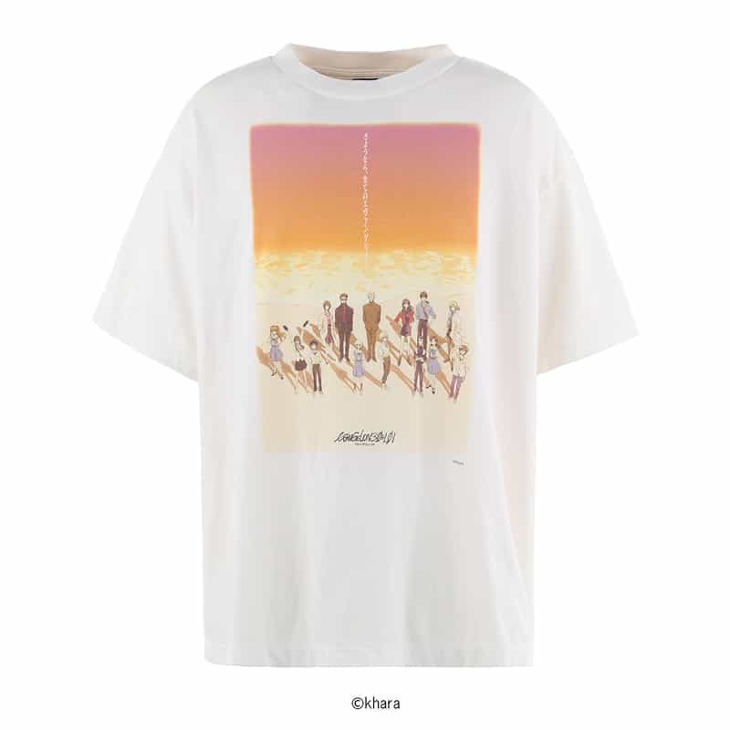 SAINT MXXXXXX ヴィンテージ加工プリントTシャツ WHITE