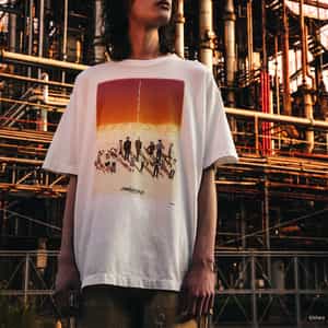 SAINT MXXXXXX＜セント マイケル＞ヴィンテージ加工プリントTシャツ