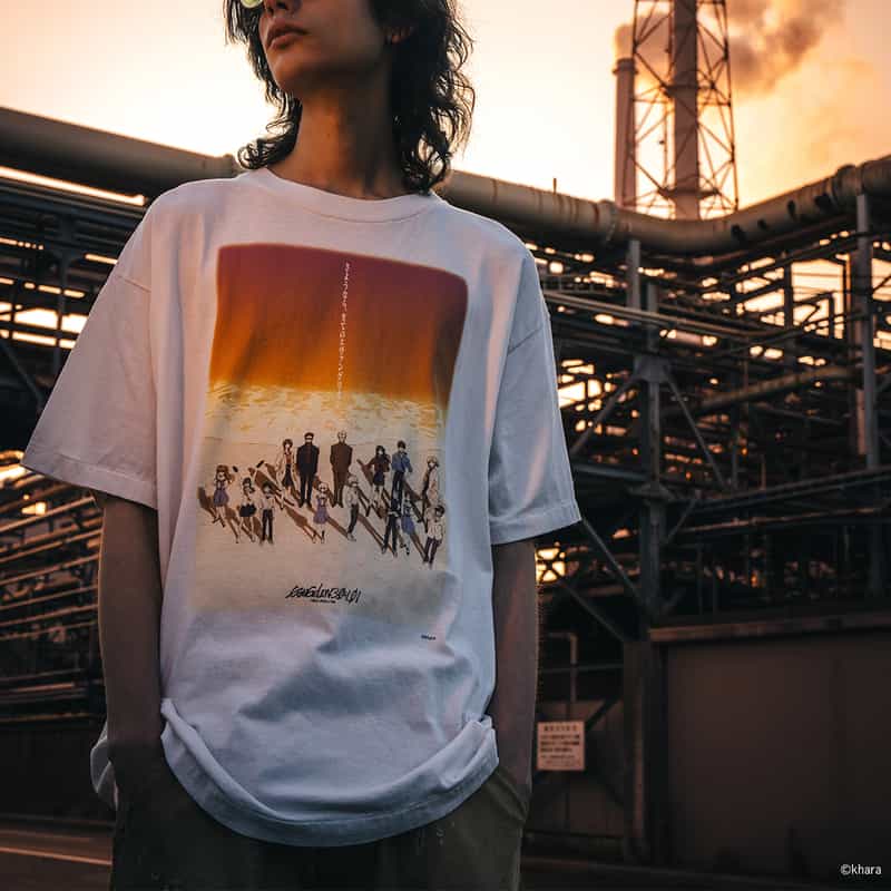 SAINT MXXXXXX SAINT MXXXXXX＜セント マイケル＞ヴィンテージ加工プリントTシャツ WHITE