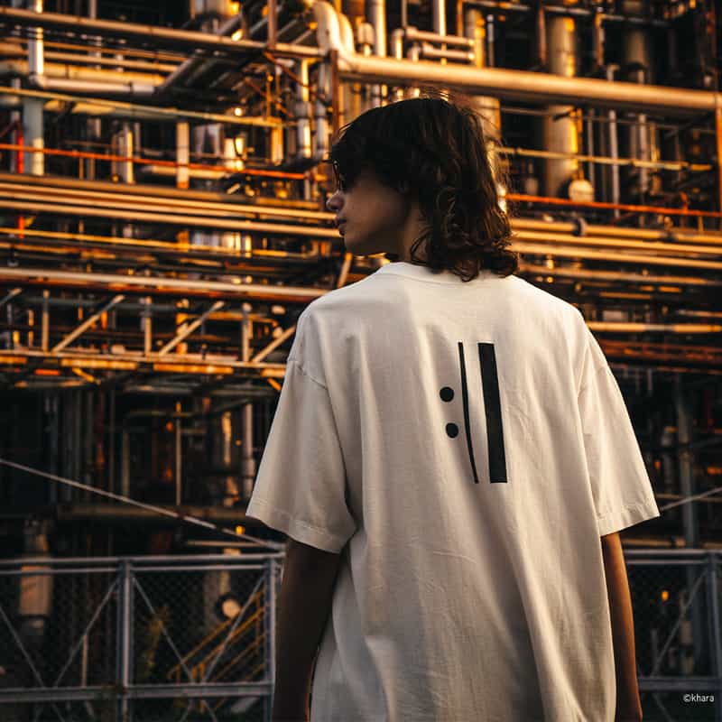 SAINT MXXXXXX SAINT MXXXXXX＜セント マイケル＞ヴィンテージ加工プリントTシャツ WHITE