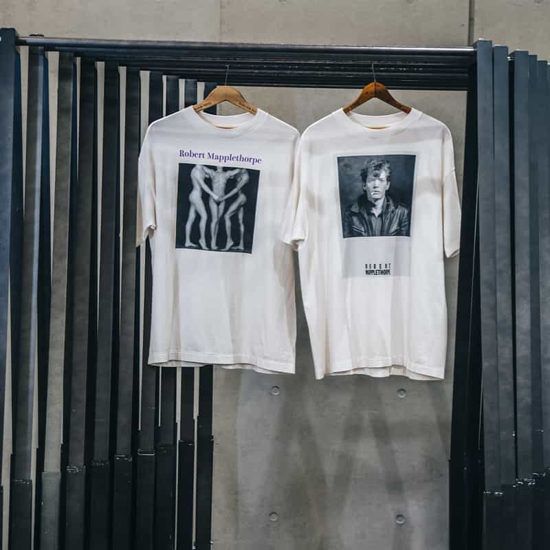 SAINT MXXXXXX SAINT MXXXXXX＜セント マイケル＞ヴィンテージ加工プリントTシャツ WHITE