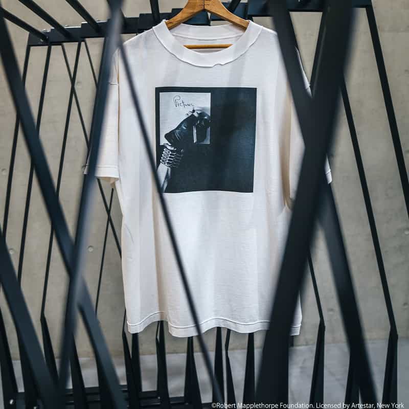 SAINT MXXXXXX SAINT MXXXXXX＜セント マイケル＞ヴィンテージ加工プリントTシャツ WHITE