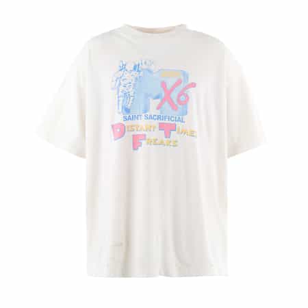 ヴィンテージ加工プリントTシャツ(2230296)|SAINT MXXXXXX ヴィンテージ加工プリントTシャツ(2230296)|SAINT MXXXXXX