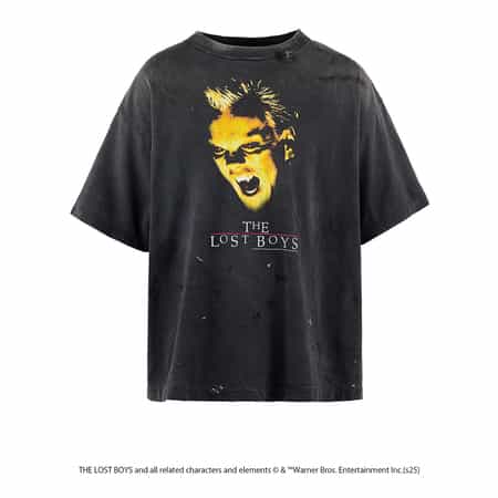 セントマイケル XL Tシャツ グラフィックプリント SAINT MXXXXXX＜セント マイケル＞ヴィンテージ加工プリントT