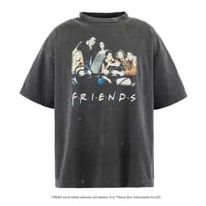 国内発送【Saint Mxxxxxx】ヴィンテージ加工プリント長袖Tシャツ ヴィンテージ加工プリントロングスリーブTシャツ（2230301