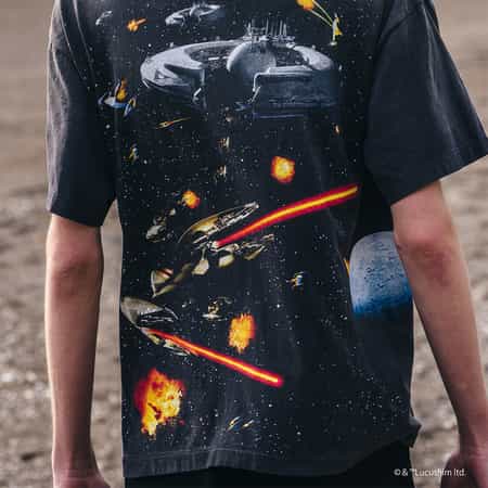 ヴィンテージ加工プリントTシャツ（2230314）｜SAINT MXXXXXX