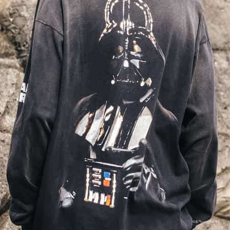 ヴィンテージ加工プリントロングスリーブTシャツ（2230316