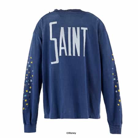 【リアルヴィンテージ加工】セントマイケル ロングスリーブ ヴィンテージ加工プリントロングスリーブTシャツ（2230302