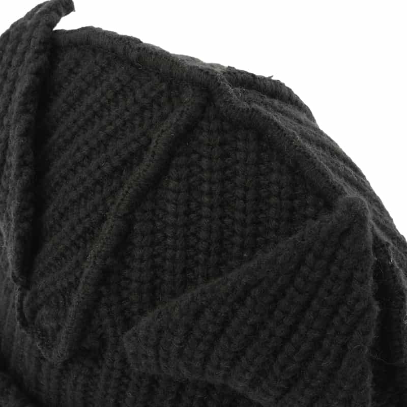 CHARLES JEFFREY LOVERBOY CHARLES JEFFREY LOVERBOY＜チャールズ ジェフリー ラバーボーイ＞耳付きニットキャップ "CHUNKY EARS" BLACK