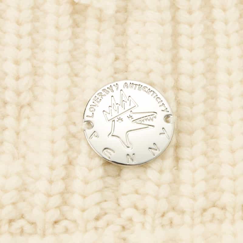 CHARLES JEFFREY LOVERBOY CHARLES JEFFREY LOVERBOY＜チャールズ ジェフリー ラバーボーイ＞耳付きニットキャップ "CHUNKY EARS" WHITE