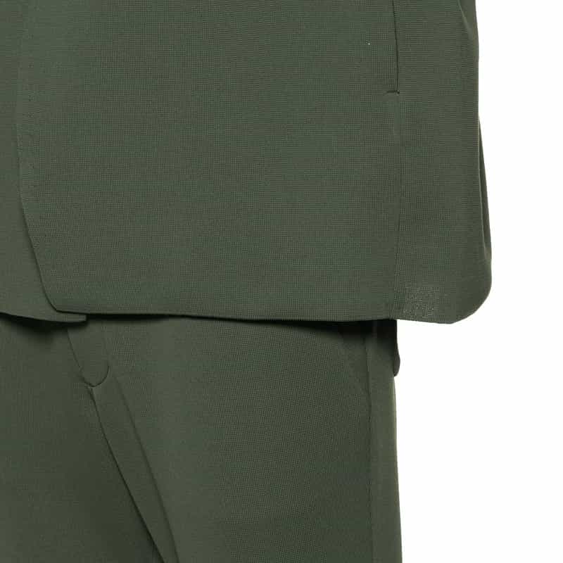 CFCL バーニーズ　ニューヨーク限定ノーカラーニットジャケット OLIVE