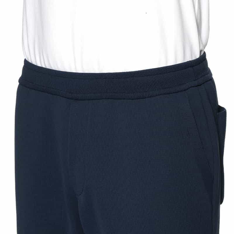 CFCL CFCL＜シーエフシーエル＞ドローストリング テーパード ニットパンツ NAVY