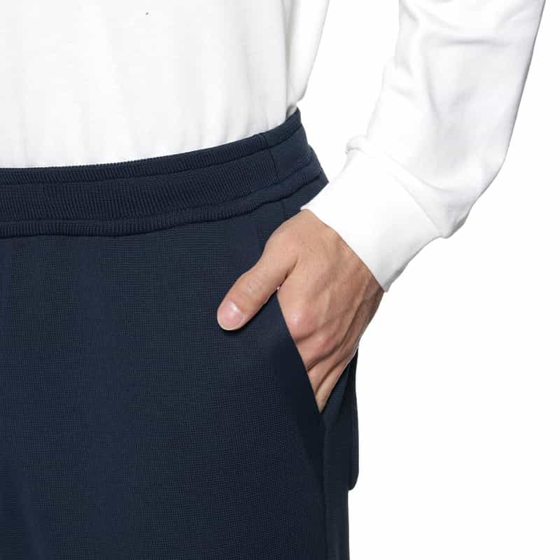 CFCL CFCL＜シーエフシーエル＞ドローストリング テーパード ニットパンツ NAVY