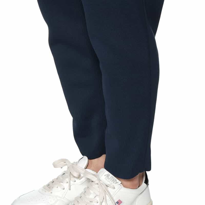 CFCL CFCL＜シーエフシーエル＞ドローストリング テーパード ニットパンツ NAVY