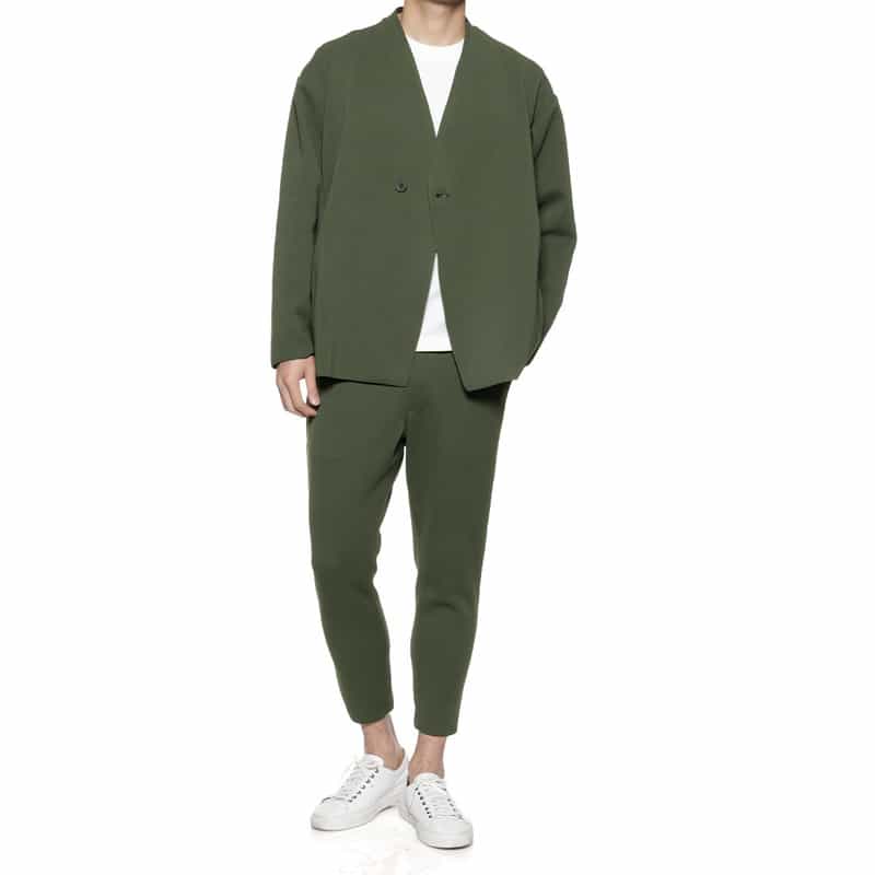 CFCL バーニーズ ニューヨーク限定テーパードニットパンツ OLIVE
