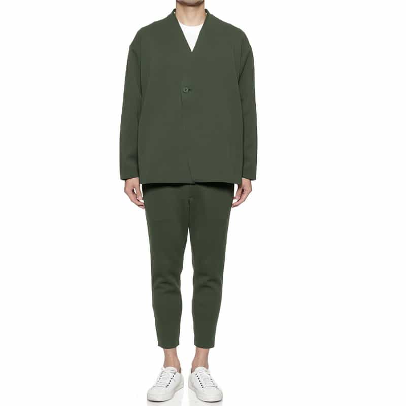CFCL バーニーズ ニューヨーク限定テーパードニットパンツ OLIVE