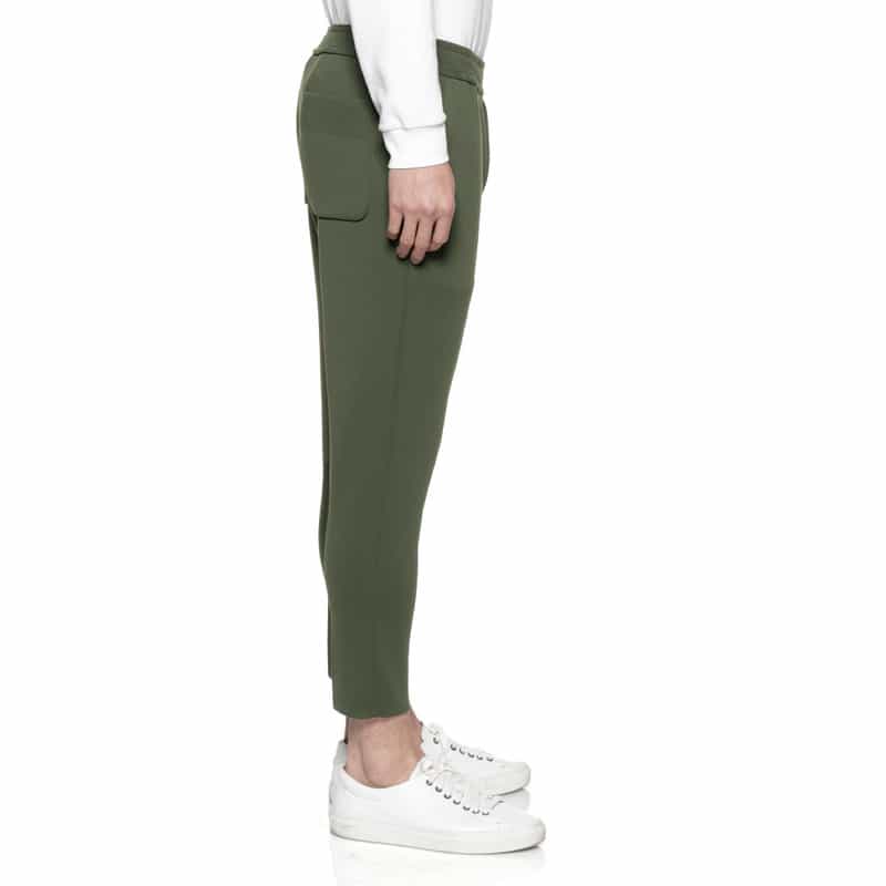 CFCL バーニーズ ニューヨーク限定テーパードニットパンツ OLIVE