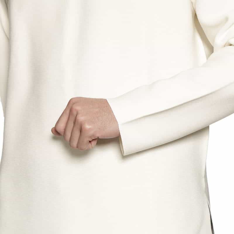 CFCL CFCL＜シーエフシーエル＞モックネック  ロングスリーブカットソー WHITE