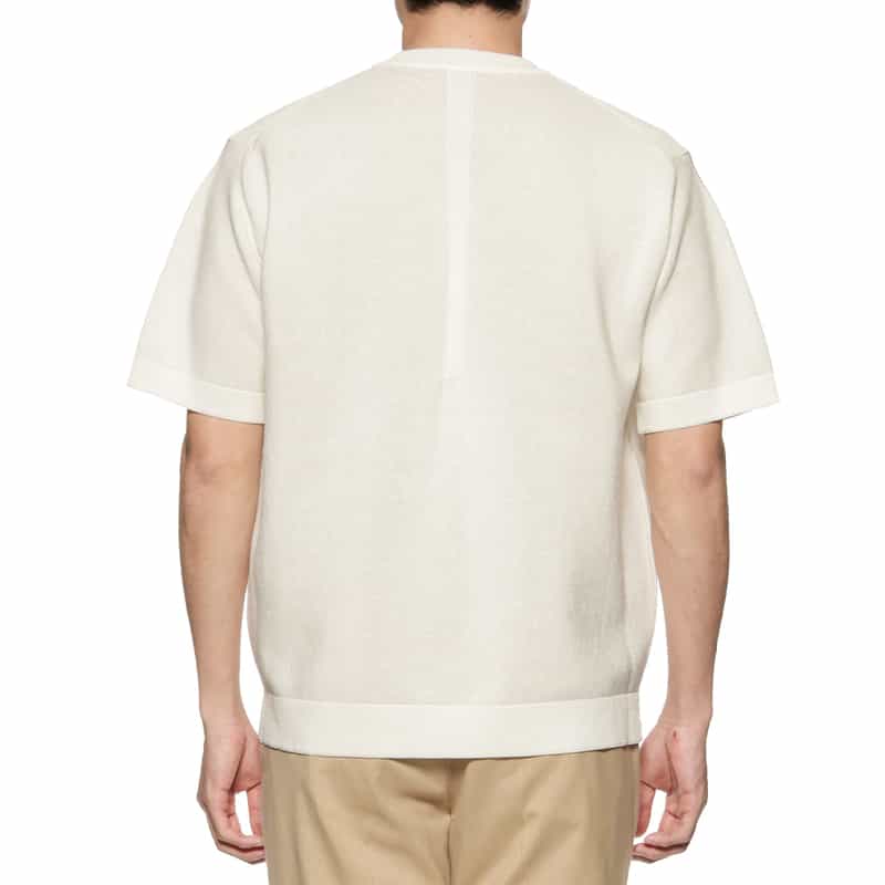 CFCL CFCL＜シーエフシーエル＞ハイゲージニットTシャツ WHITE