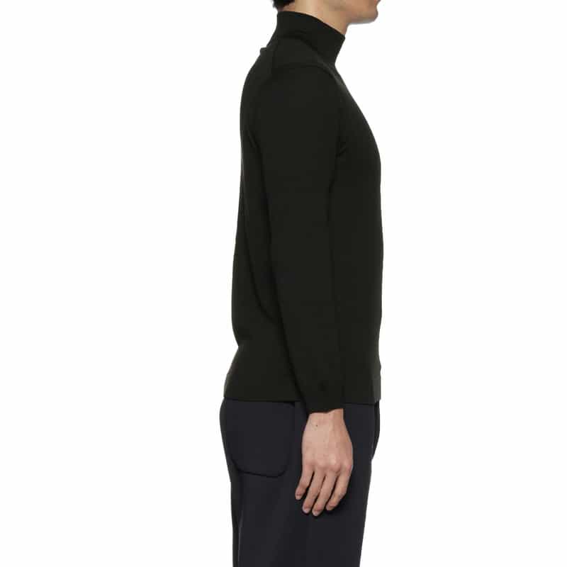 CFCL CFCL＜シーエフシーエル＞モックネックニットプルオーバー BLACK