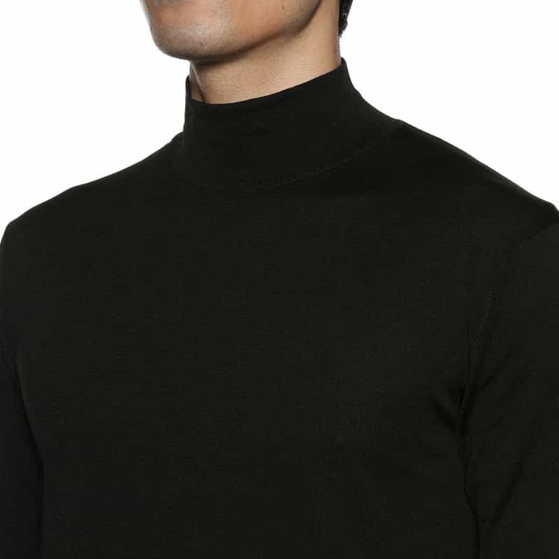 CFCL CFCL＜シーエフシーエル＞モックネックニットプルオーバー BLACK