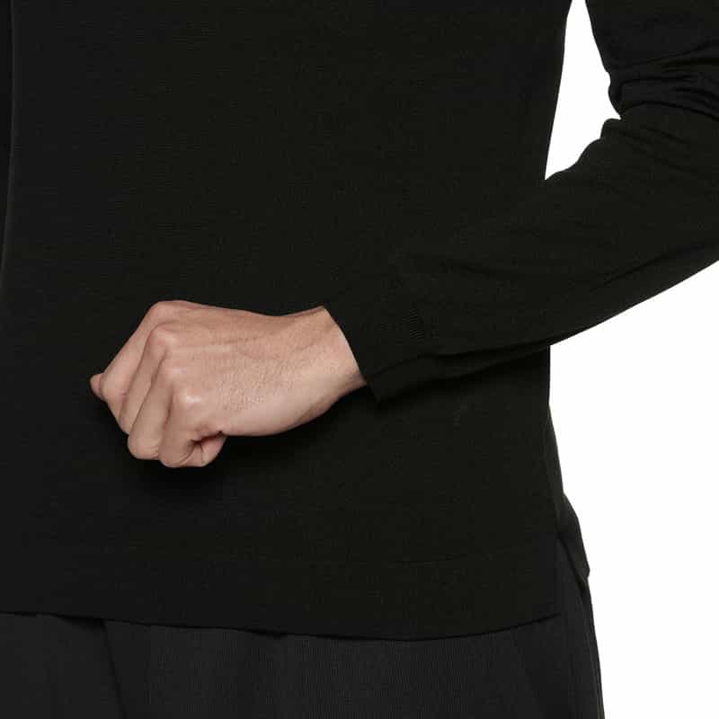 CFCL CFCL＜シーエフシーエル＞モックネックニットプルオーバー BLACK