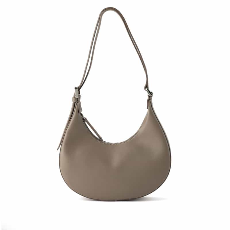 BARNEYS NEW YORK ハーフムーン ショルダーバッグ BEIGE