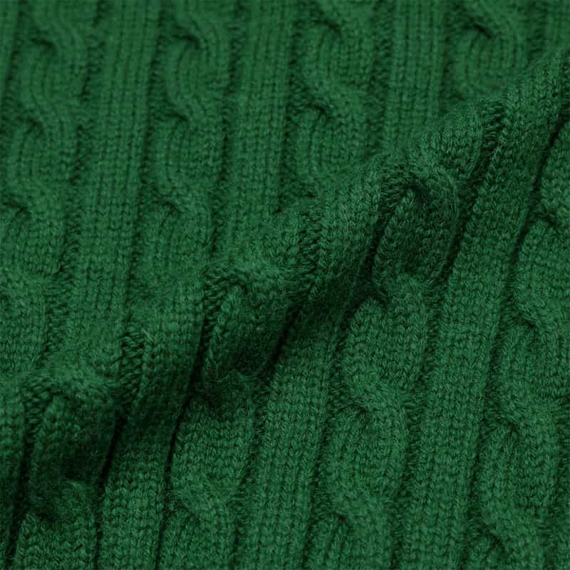 BARNEYS NEW YORK ケーブルニットカーディガン GREEN