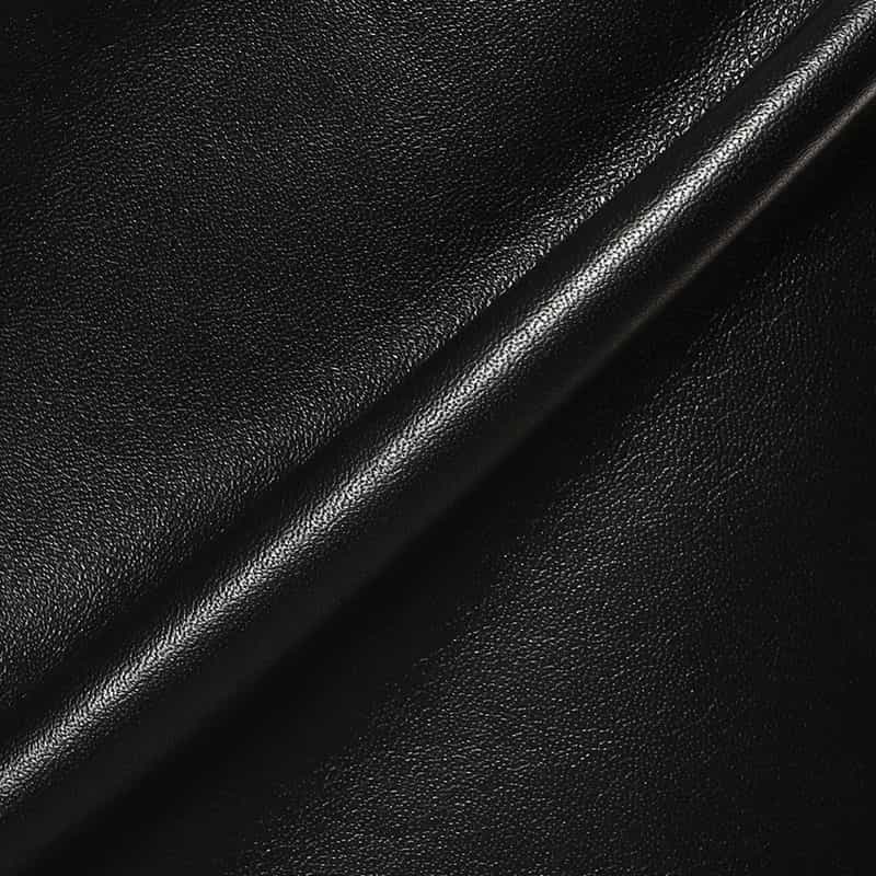 BARNEYS NEW YORK ハイウエスト レザー タイトスカート BLACK