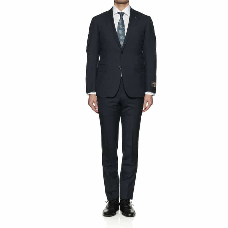 BARNEYS NEW YORK グレンチェック柄スーツ "MANHATTAN" NAVY