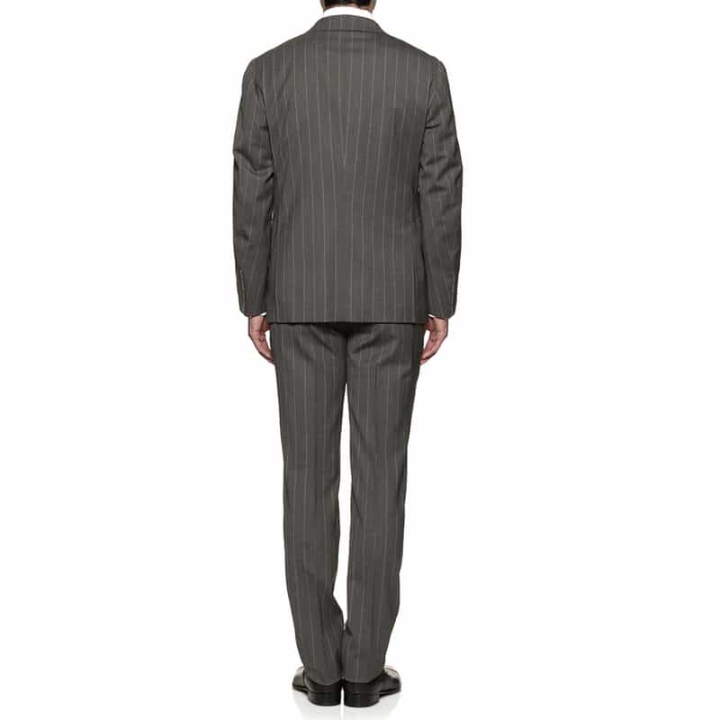 BARNEYS NEW YORK ストライプ柄スーツ "MADISON" GRAY