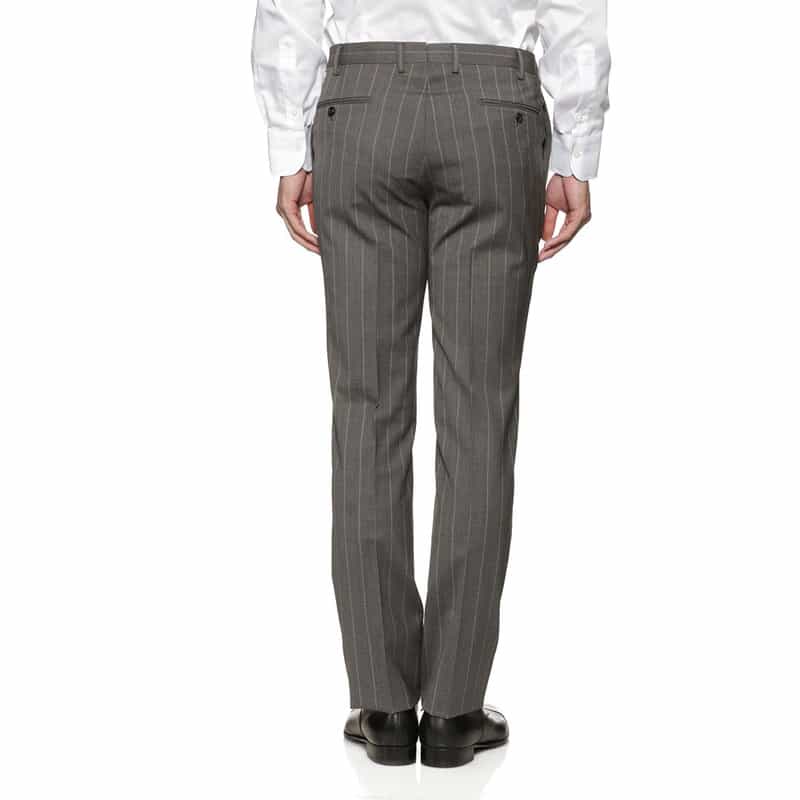 BARNEYS NEW YORK ストライプ柄スーツ "MADISON" GRAY