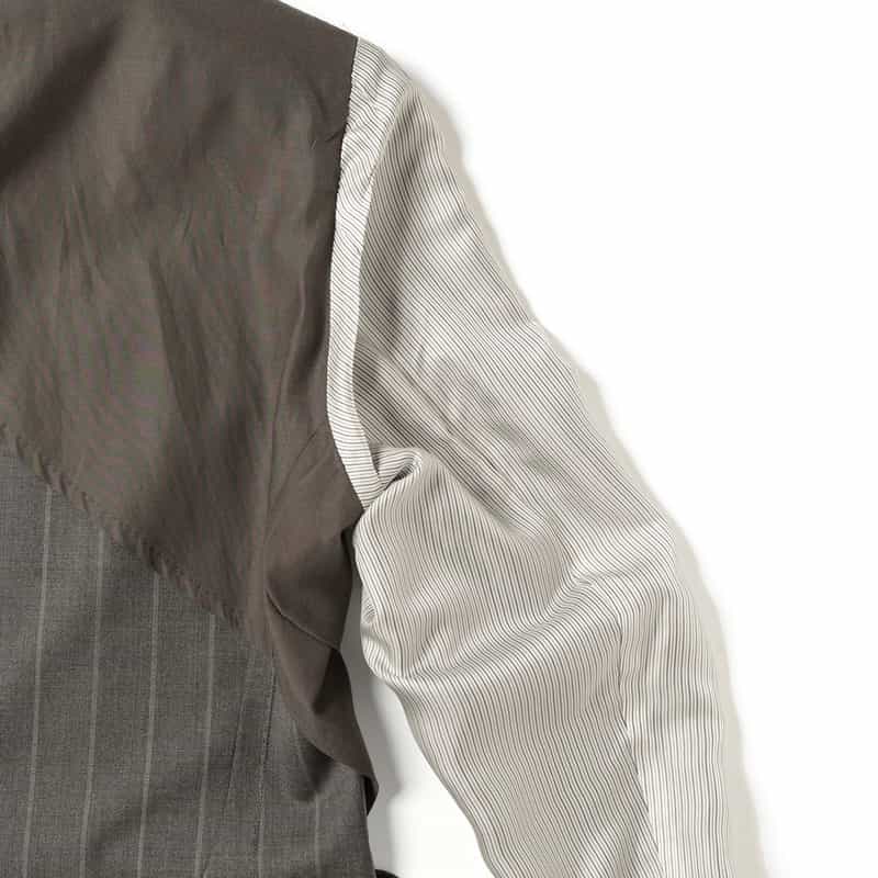 BARNEYS NEW YORK ストライプ柄スーツ "MADISON" GRAY
