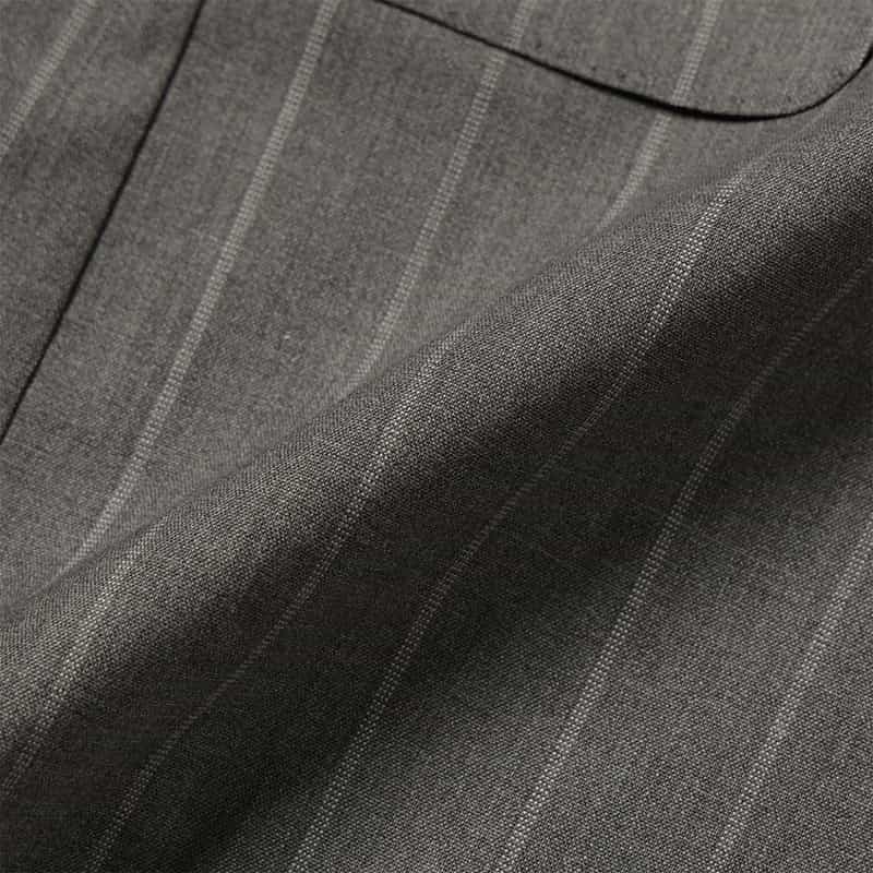 BARNEYS NEW YORK ストライプ柄スーツ "MADISON" GRAY